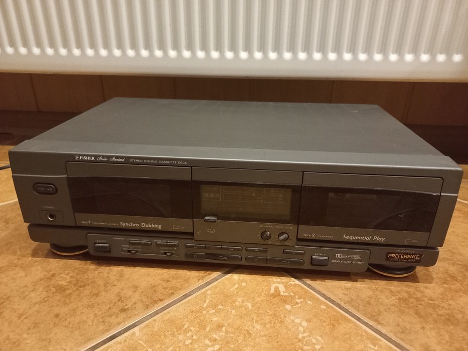 Magnetofon 2 kasetowy Fischer
