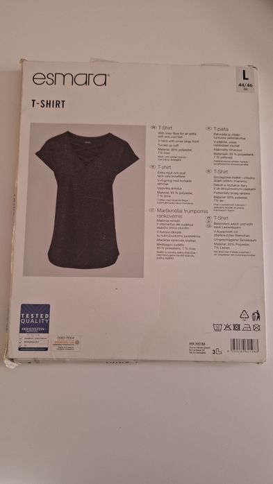 T-short damski roz L