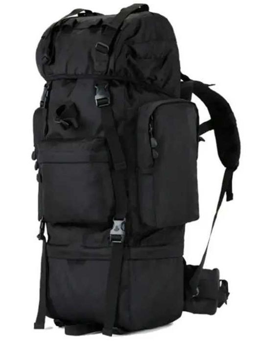 Рюкзак похідний тактичний каркасний 80-85л Мультик Олива Чорний Койот