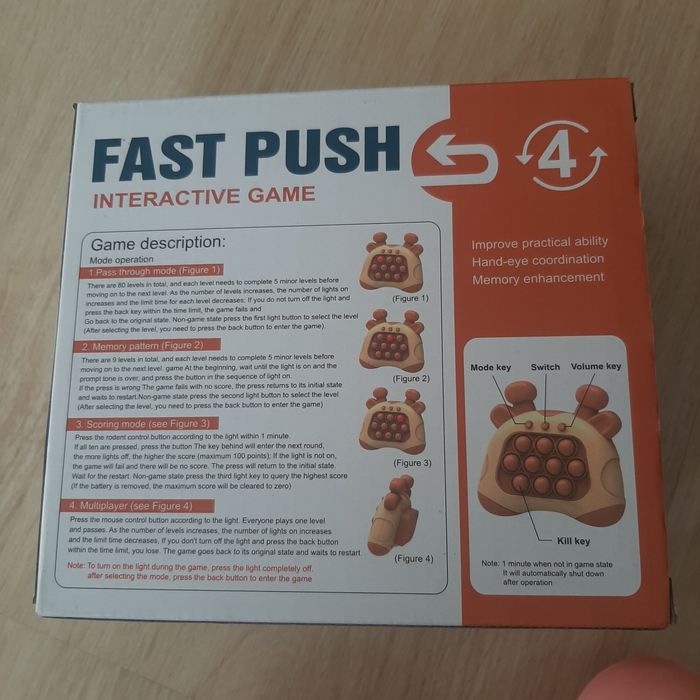 Gra zręcznościowa pop it