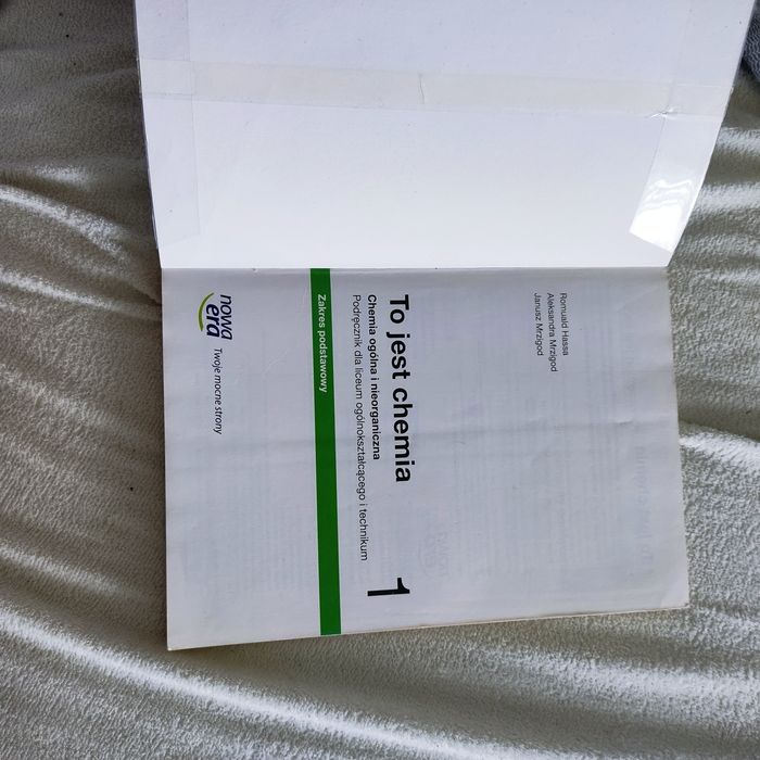 Podręcznik do chemii klasa 1