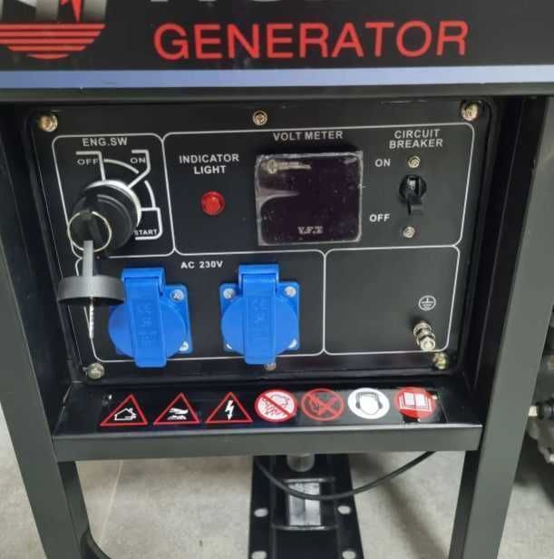 Дизельний генератор 3 кВт HUAN NENG однофазний 220в