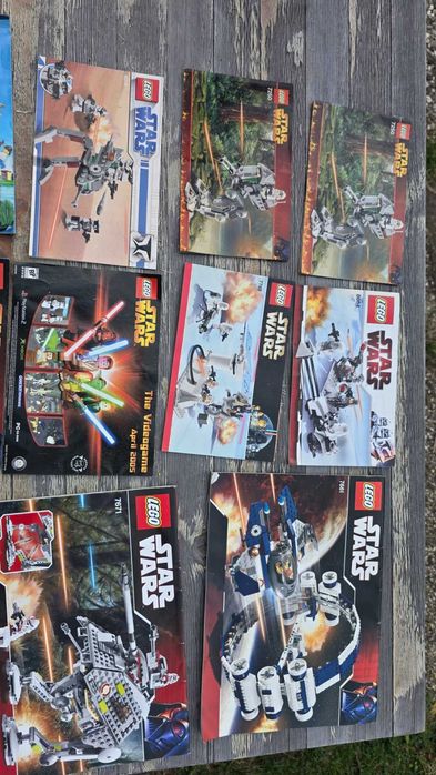Wielka Kolekcja LEGO Retro 2000s Star Wars Bionicle Technic Instrukcje!