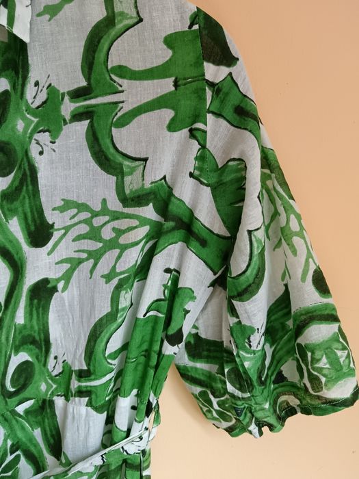 Włoska sukienka. Bawełna. Rozmiar L.