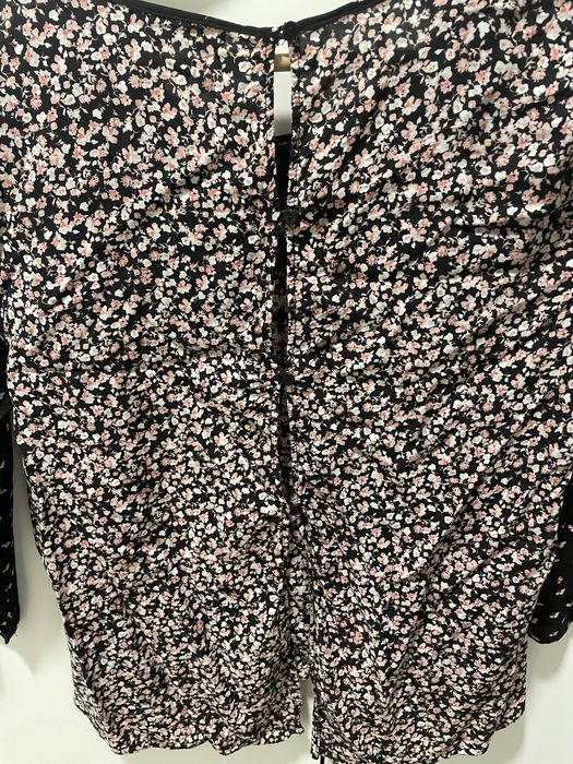 Camisa Berska L preto e rosa