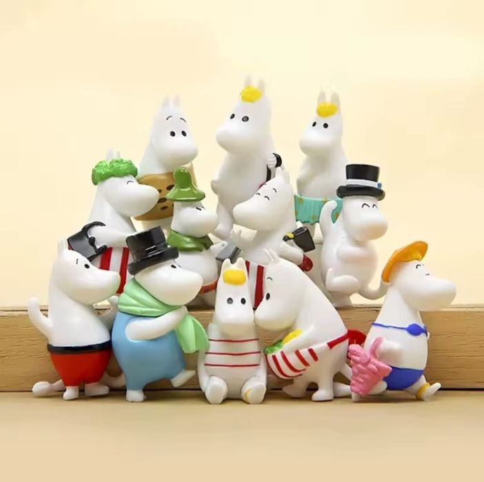 набор фигурок 12 шт Мумин moomin Муми тролли Мумі тролі