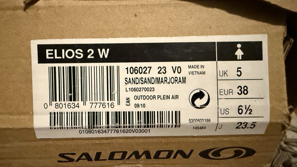 Salomon Elios 2 W 38 damskie buty skóra