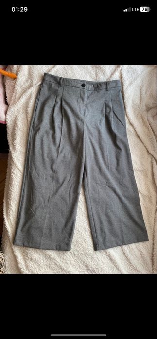 Eleganckie spodnie praca święta george z szerokimi nogawkami XXXL/XXL