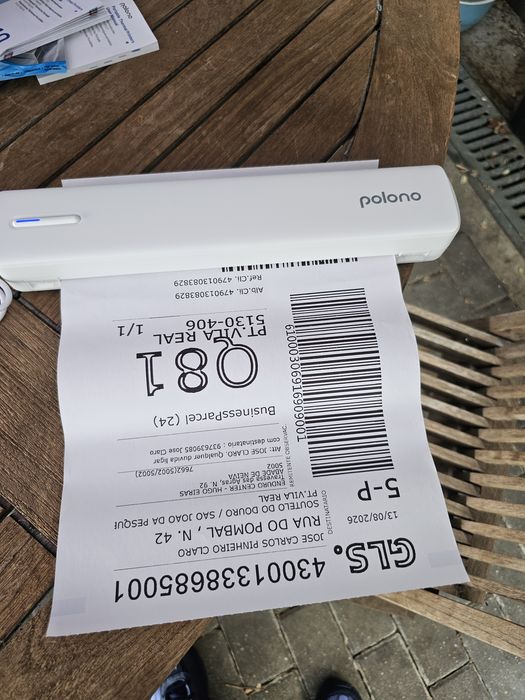 Impressora Polono D810 Térmica Papel A4 - Nova