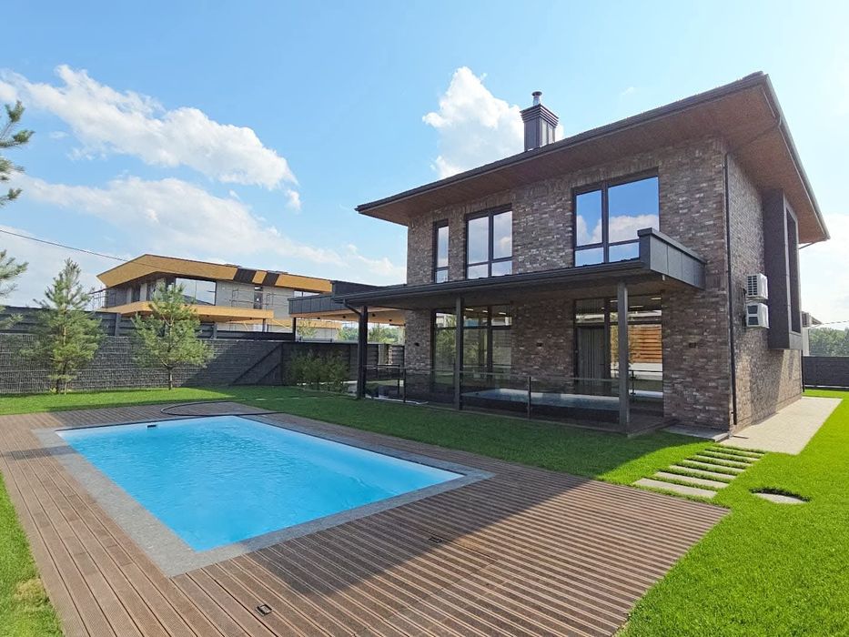 Будинок 250 м2 в КМ охорона басейн газ ремонт с. Ходосівка 8 км Київ