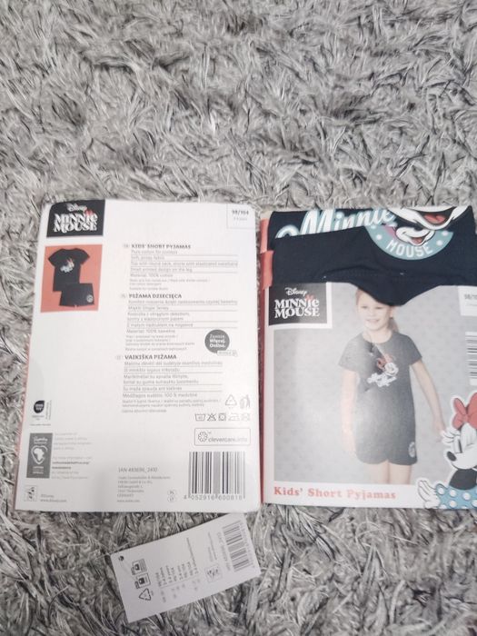 Dwie piżama Minnie 98/104