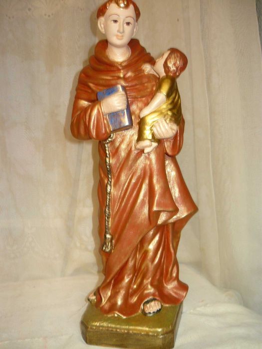 Santo António Drapeado - folha de ouro   E OUTROS