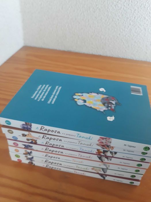 Coleção completa do manga A raposa e o pequeno tanuki