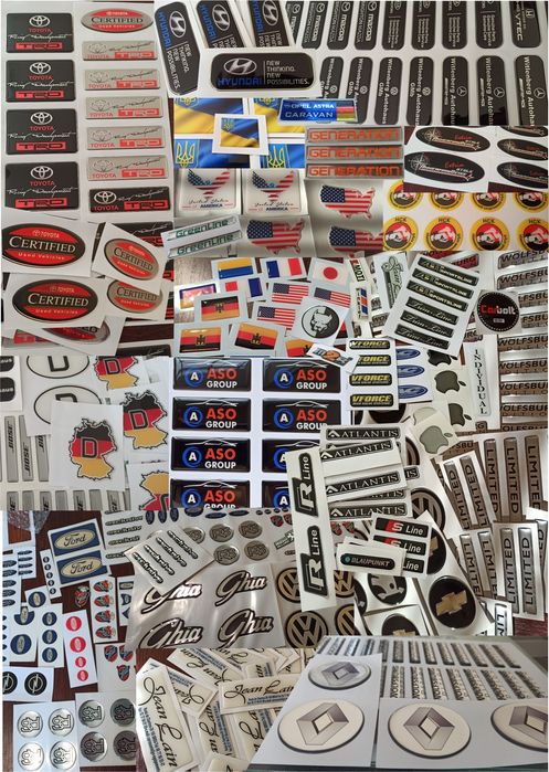 Наклейки на авто, розница\опт AIRBAG. Security, Eco2 и тд