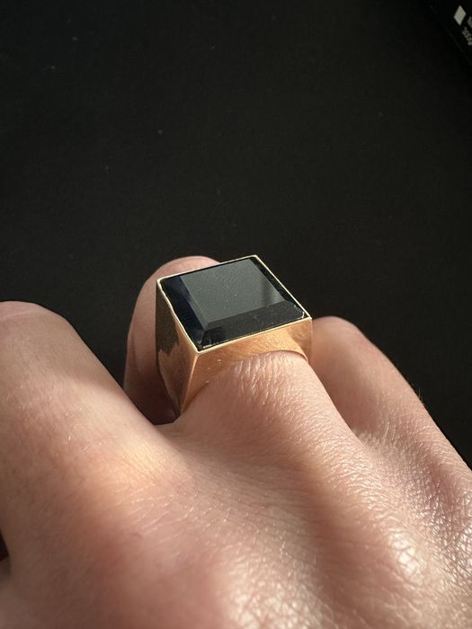 Anel ouro italiano 18k maciço