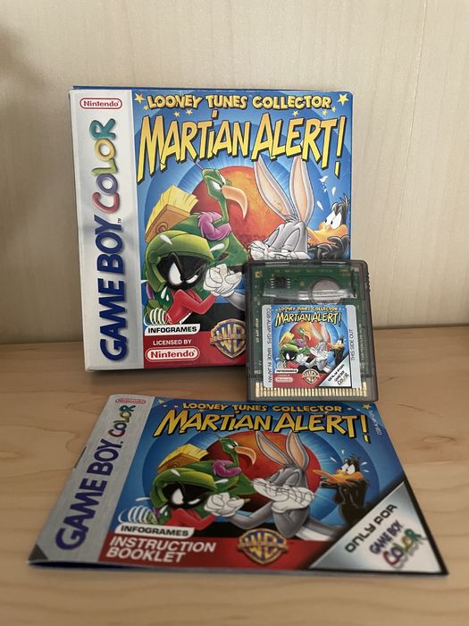 Martian Alert Looney Tunes GameBoy Color completo e a funcionar