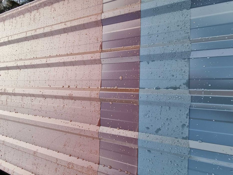 TANIO - 2 gatunek - BLACHA TRAPEZOWA - brąz, grafit i inne - TANIO