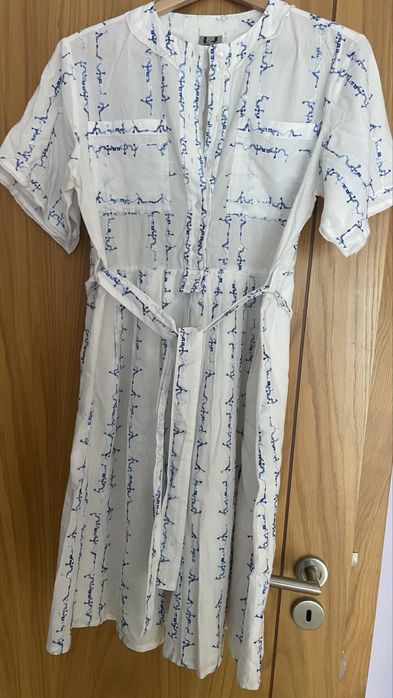 Vestido de algodao Adolfo Dominguez