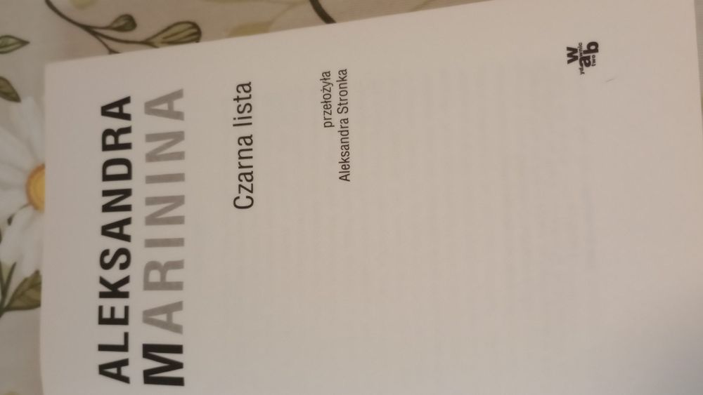 Czarna lista. Aleksandra Marinina