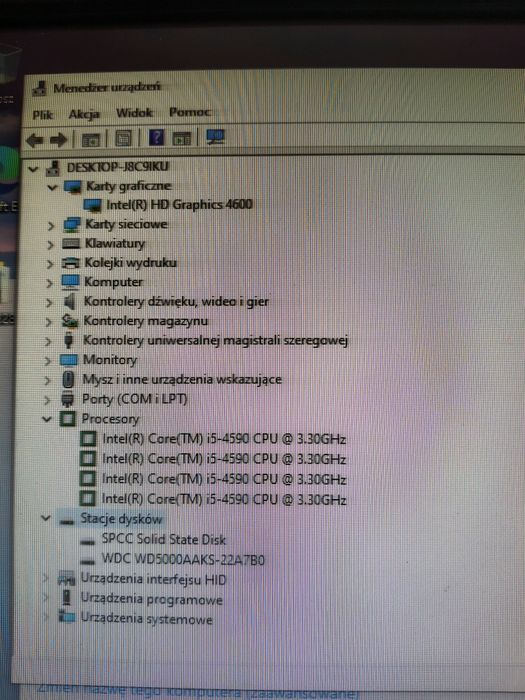 Komputery biurowe i3 i5 8GB SSD
