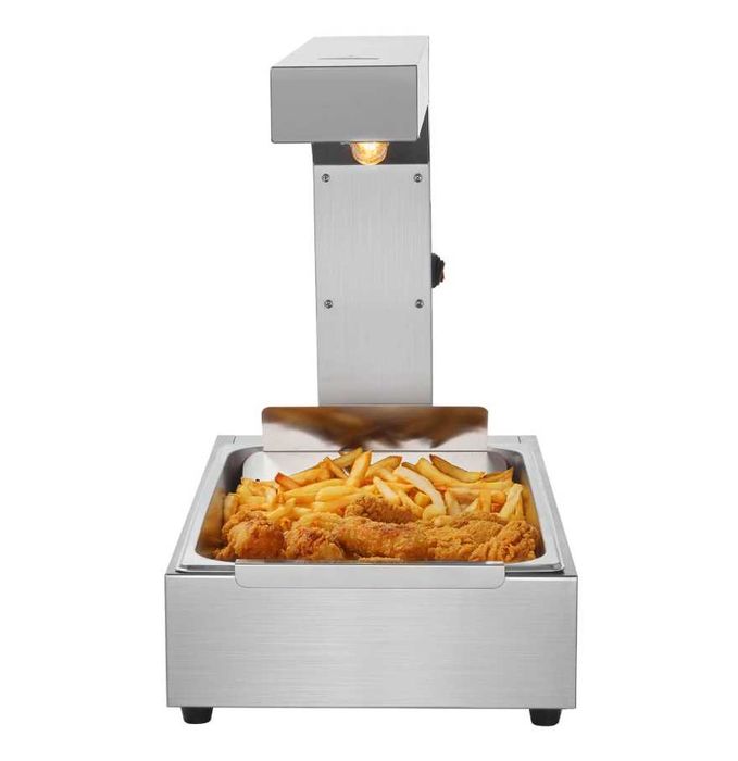Aquecedor de Batatas Fritas Lâmpada de Aquecimento Comercial Estação de Aquecimento Elétrica , Aquecedor de Batatas Fritas de Bancada