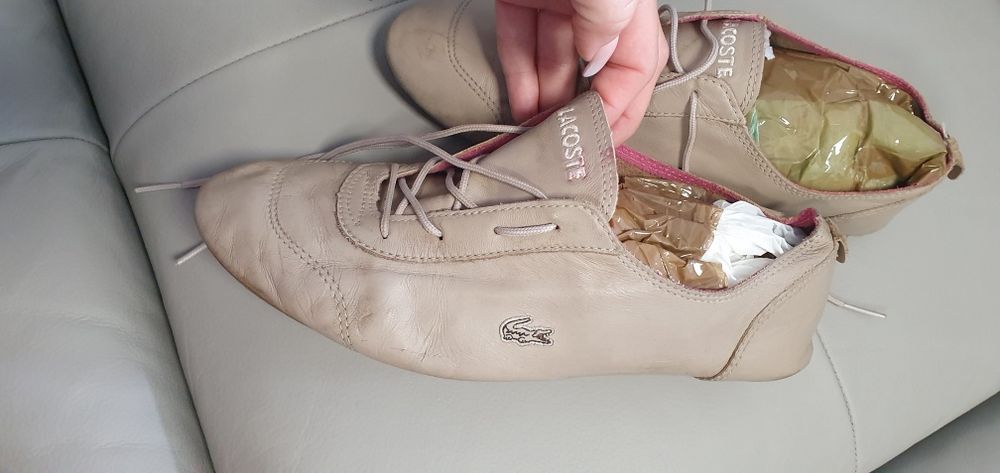Buty ze skóry Lacoste 39.5