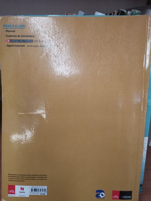 Manual e caderno atividades de português 12ano "Página seguinte"