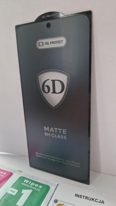 Hartowane szkło Full Glue 6D Matte do Samsung Galaxy A56 5G/S25 Fe