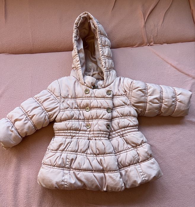 Kurteczki zimowe kurtki dla dziewczynki 86-96