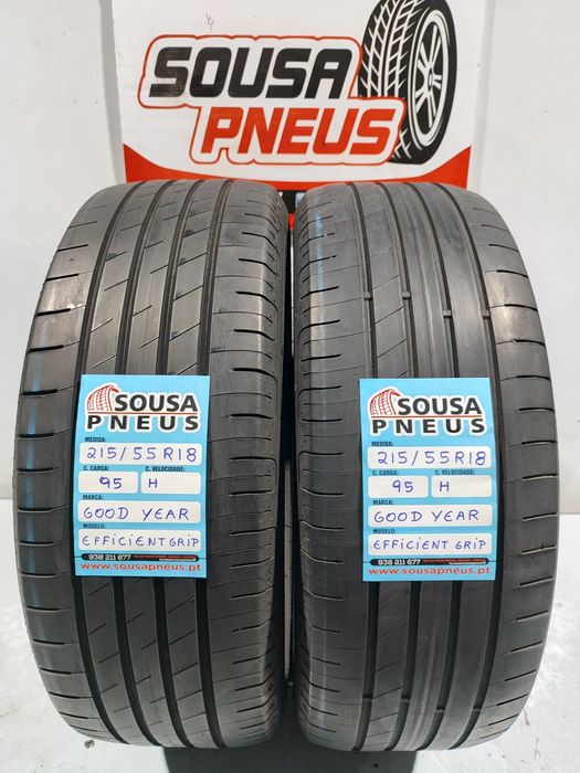 2 pneus semi novos 215-55R18 Good year - Oferta dos Portes