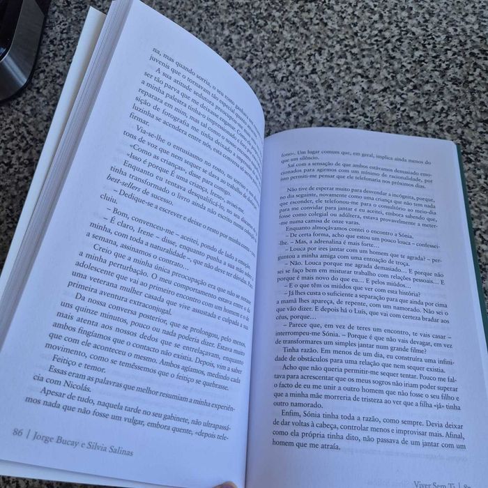Livro totalmente novo "Viver sem Ti" de Jorge Bucay e Silvia Salinas