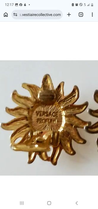 Вінтажні кліпси Gianni Versace (тільки 100% передплата)