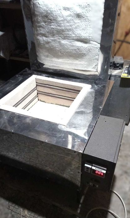 Піч муфельна печь для термообробки ШВГ400х400х350 60л 1200С д кераміки