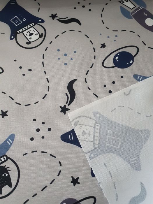 Tkanina Oxford nieprzemakalna kosmos szer.156 cm.