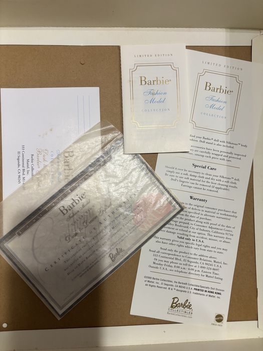 Barbie Fashion Model Silkstone Dusk To Dawn Gold Label Doll Giftset