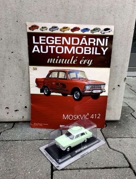 Prospekt - MOSKWICZ 412-auta PRL,model,autka,kolekcja