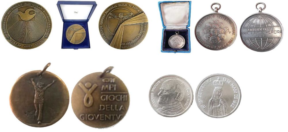 Medalhas Comemorativas em Bronze e Prata 1950’s a 1990’s