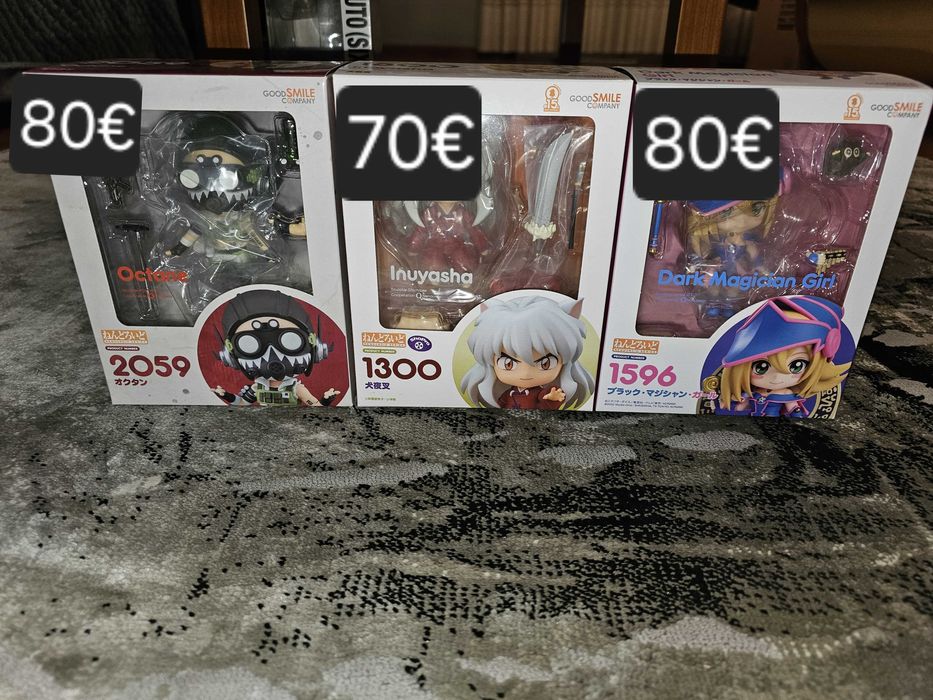 Figuras funko pop e nendoroid