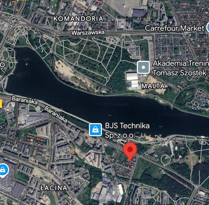 Sprzedam działkę budowlaną w Poznaniu przy jeziorze Maltańskim