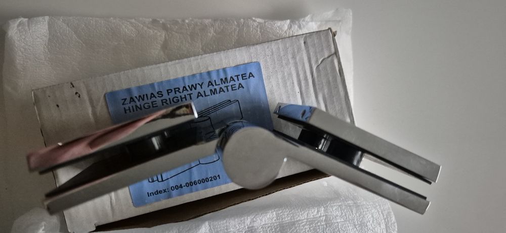Nowe zawiasy LEWE radway almatea 2 sztuki