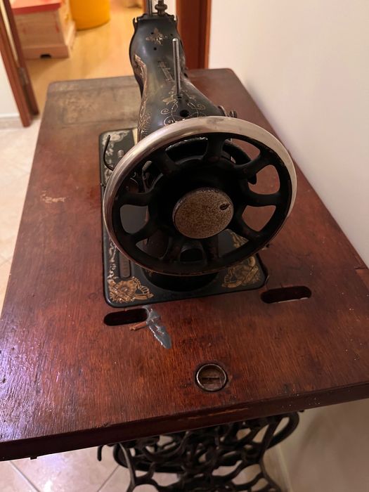 Máquina de costura da singer