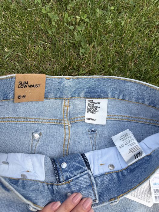 Джинси H&M 30/34 низька посадка, вузькі