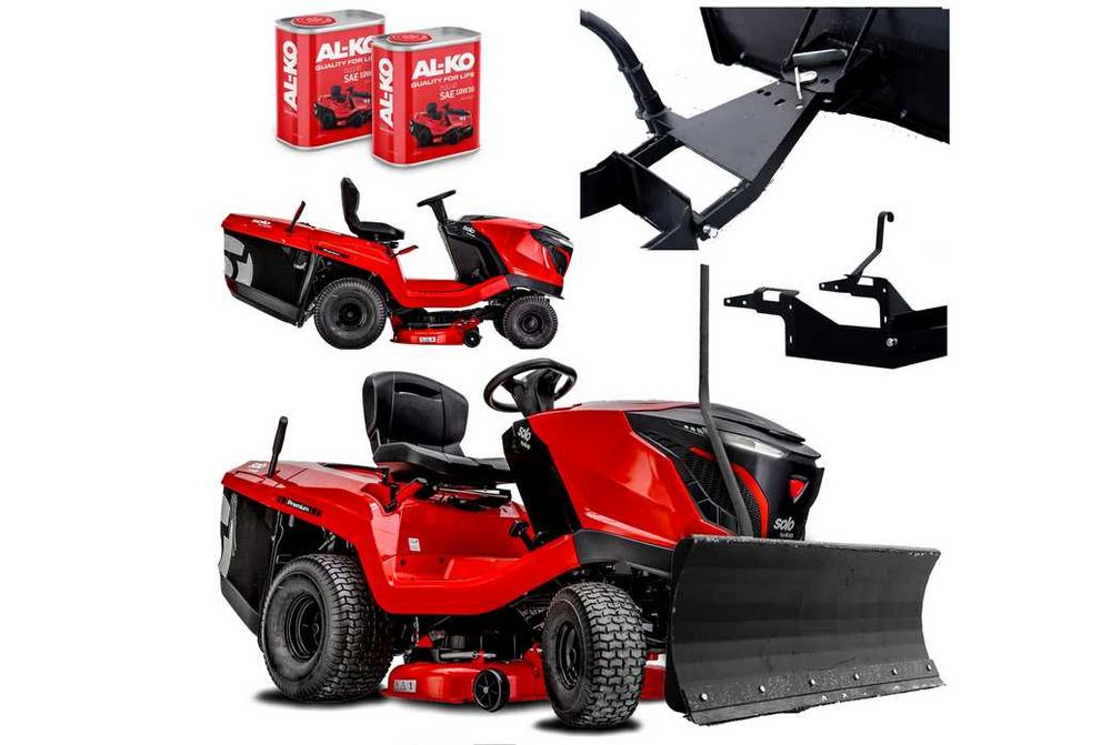 TRAKTOR OGRODOWY PREMIUM AL-KO T 22-105.4 HD-A V2 W Zestaw Zimowy Pług