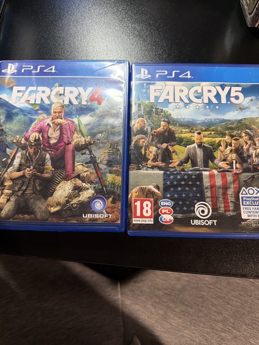 Gry na ps4 Far Cry 4 i Far Cry 5
