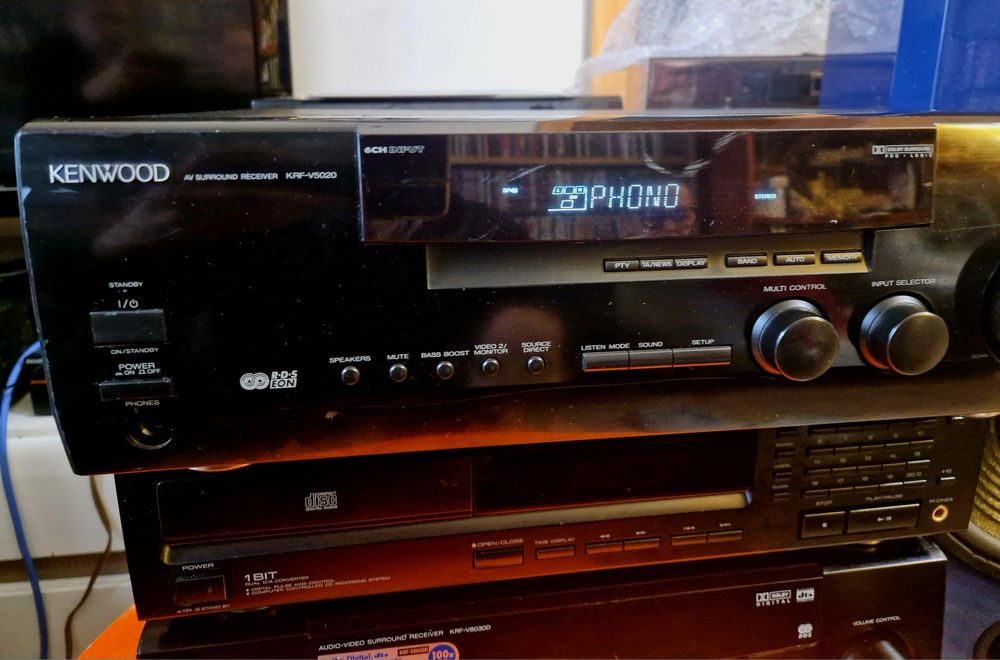 Amplituner 5.1 Kenwood KRF V 5020 moc 5x80W,pilot