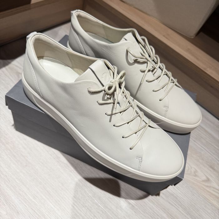 Кожаные мужские кеды Ecco, 48 размер