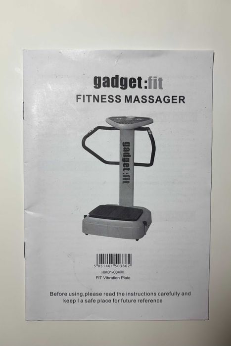 Plataforma Vibratória Gadget:fit – Como nova, nunca foi usada / Fitness em Casa