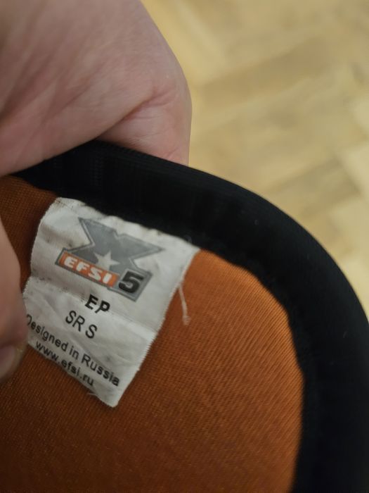 Zestaw hokejowy ochraniacze kask spodnie  r. SR S