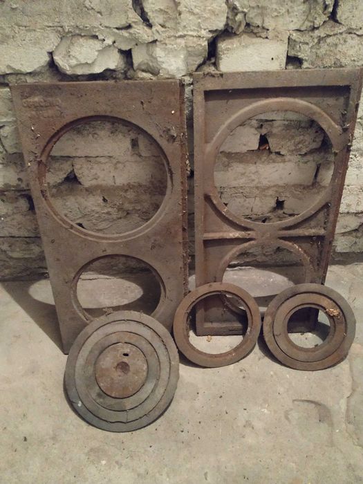 Płyta kuchenna dwuotworowa 60x30, 2 sztuki