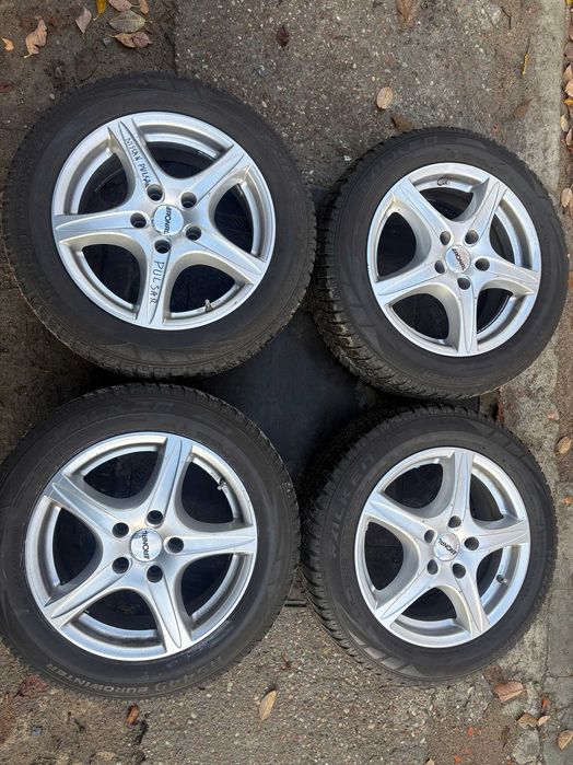 4x Koła Aluminiowe NISSAN PULSAR 5x114,3 ET40 opony ZIMOWE 195/60R16